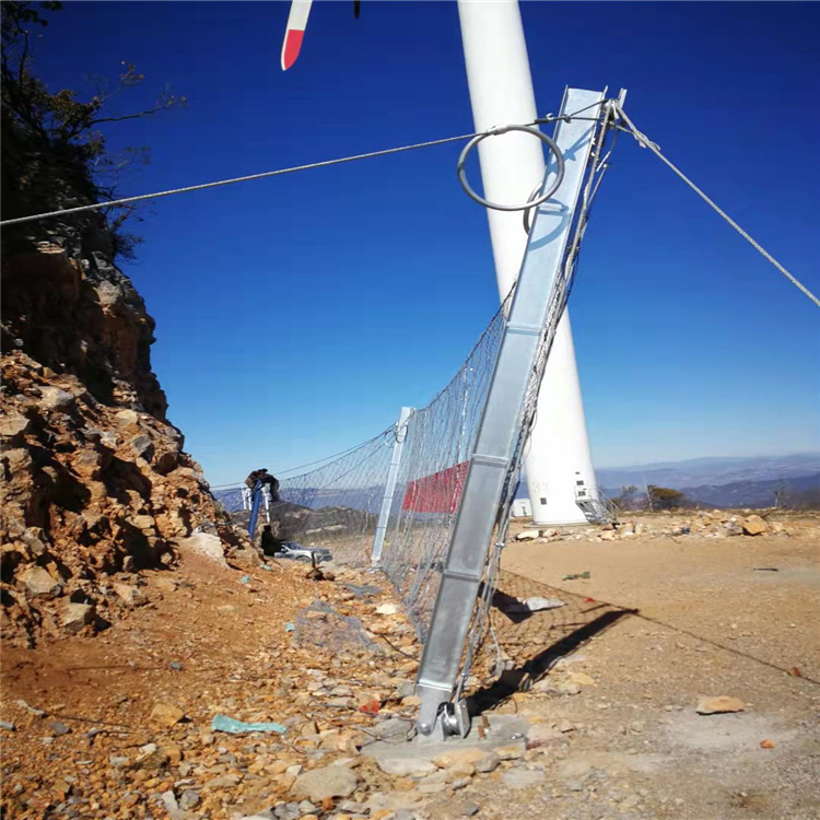 山西阳泉施工现场-被动防护网施工图片2