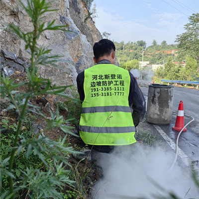 河南焦作主动边坡防护网工程施工图片3