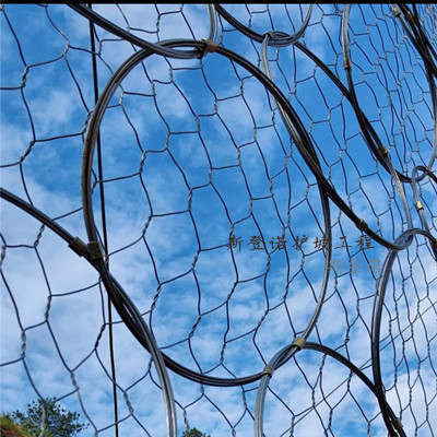 24年6月江西上饶铅山县葛仙山大道被动环形网施工现场图片2