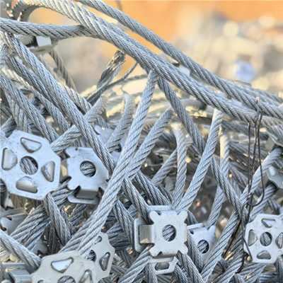 石家庄平山县滚龙沟景区主动防护网施工图片3